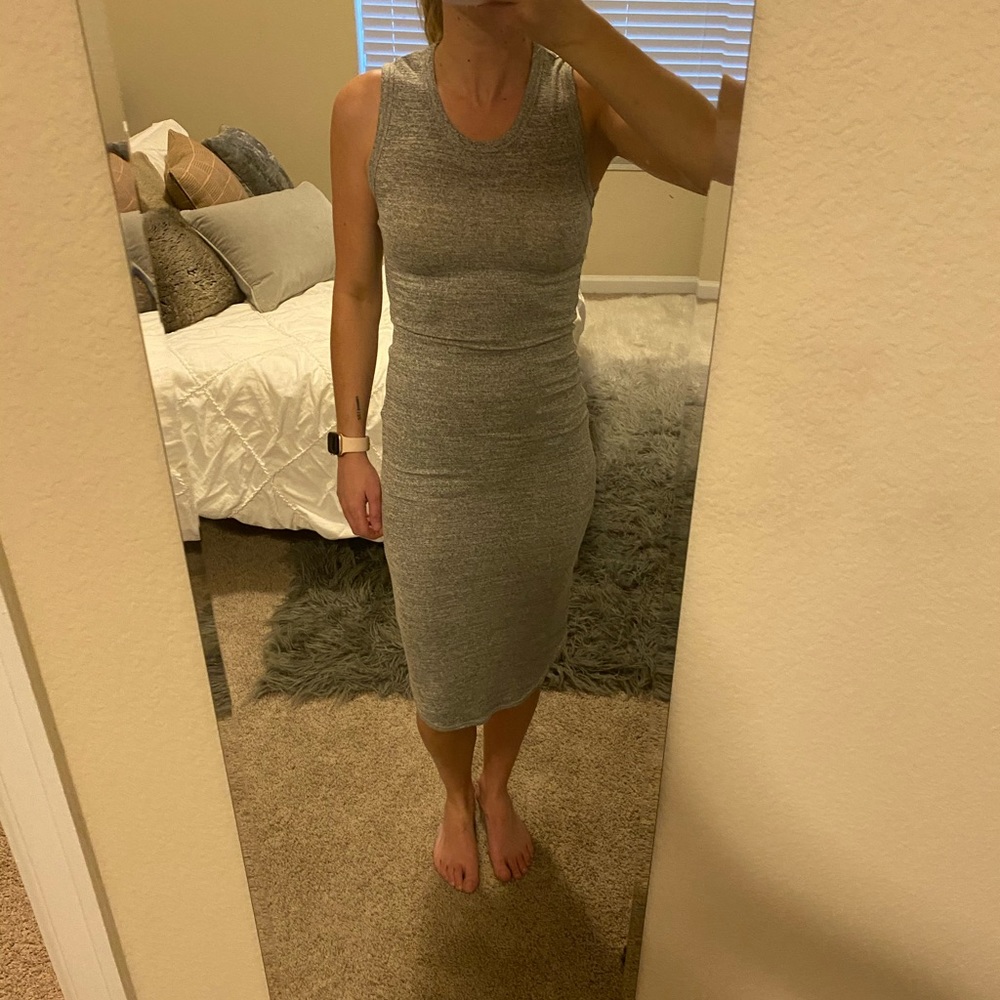 Wilfred free soft heather gray dress